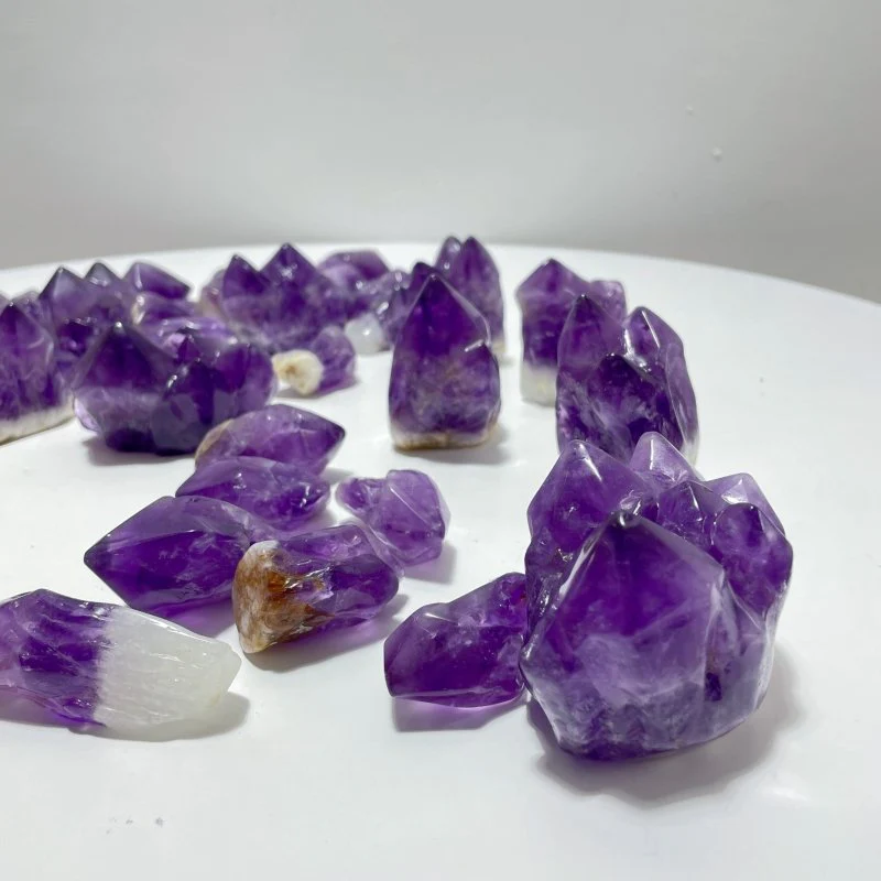 35 Pieces Amethyst Polished Cluster - Image 3