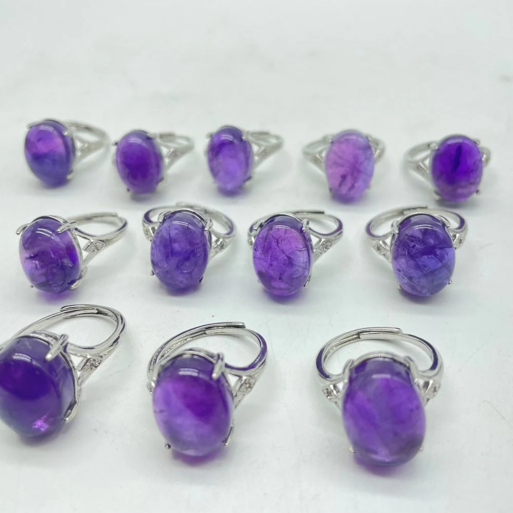 Natural Amethyst Ring Wholesale - Image 4