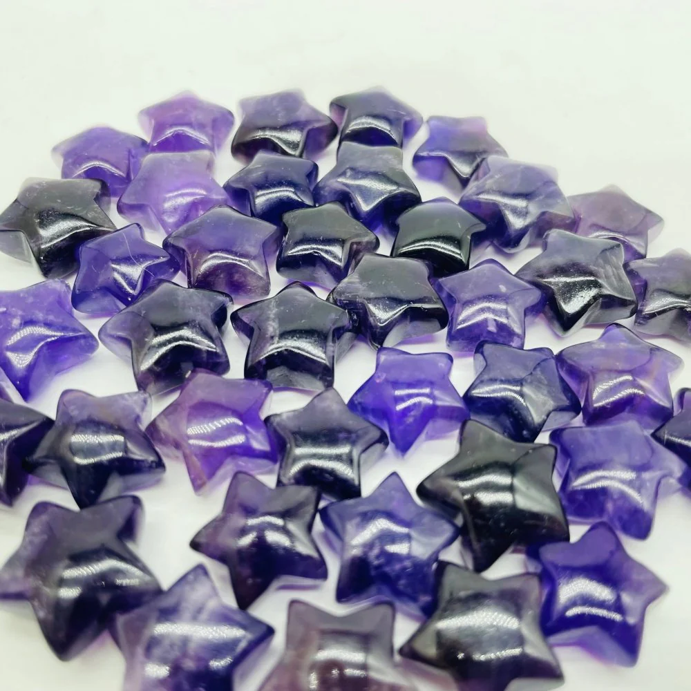 Amethyst Star Mini Pocket Stone DIY Crystals Wholesale - Image 3