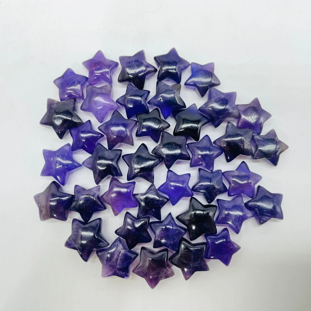 Amethyst Star Mini Pocket Stone DIY Crystals Wholesale - Image 4