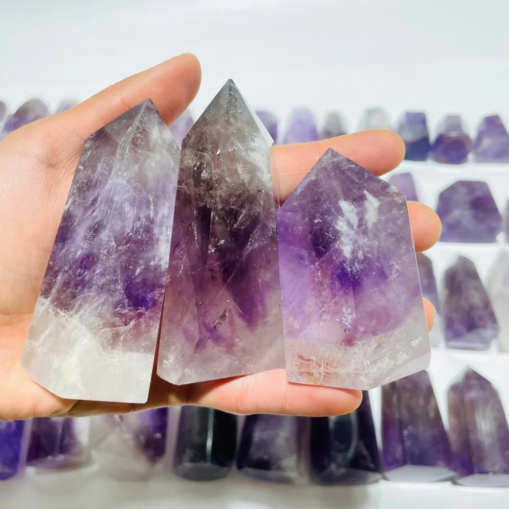 50 Pieces Amethyst Stone Tower Points - Image 6