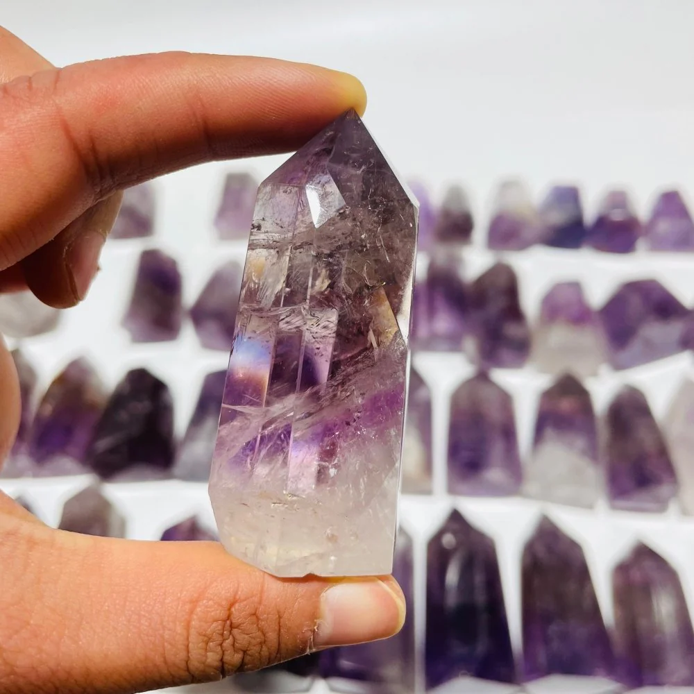 50 Pieces Amethyst Stone Tower Points - Image 9