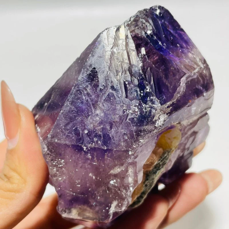 3 Pieces Amethyst Super7 Skeletal Quartz Raw Stone For Collection - Image 8