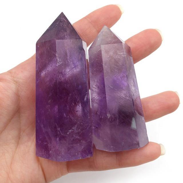 Amethyst Tower Point 2-2.7in(5-7cm) Wholesale - Image 2