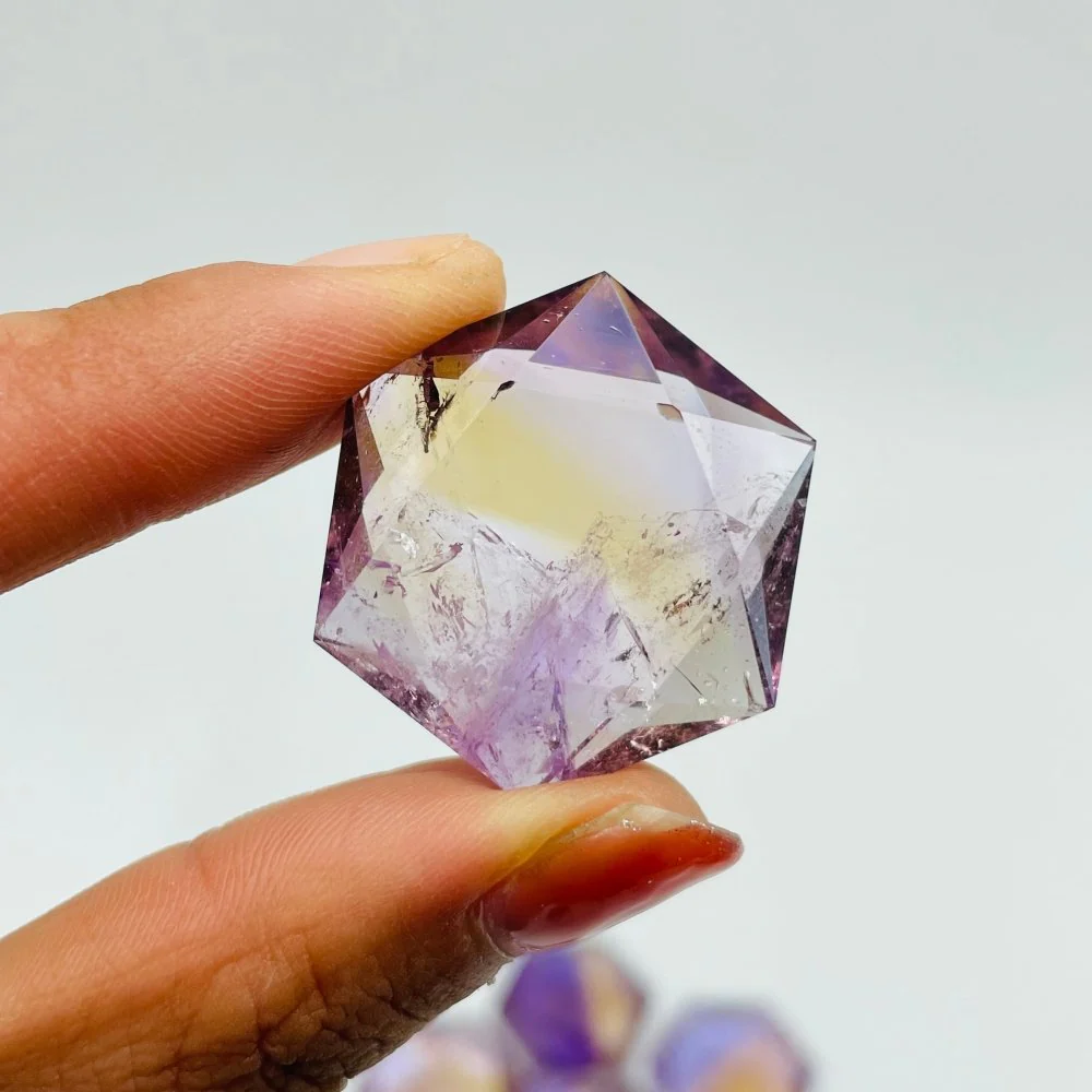 17 Pieces Beautiful High Quality Ametrine Star Of David Crystals - Image 8