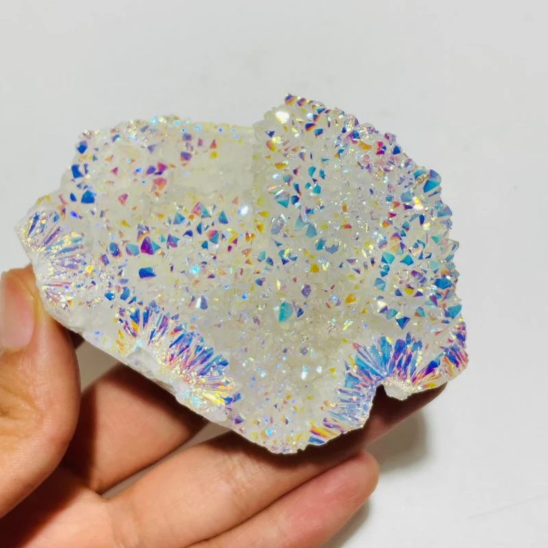 Angel Aura Spirit Quartz Crystal Cluster - Image 8