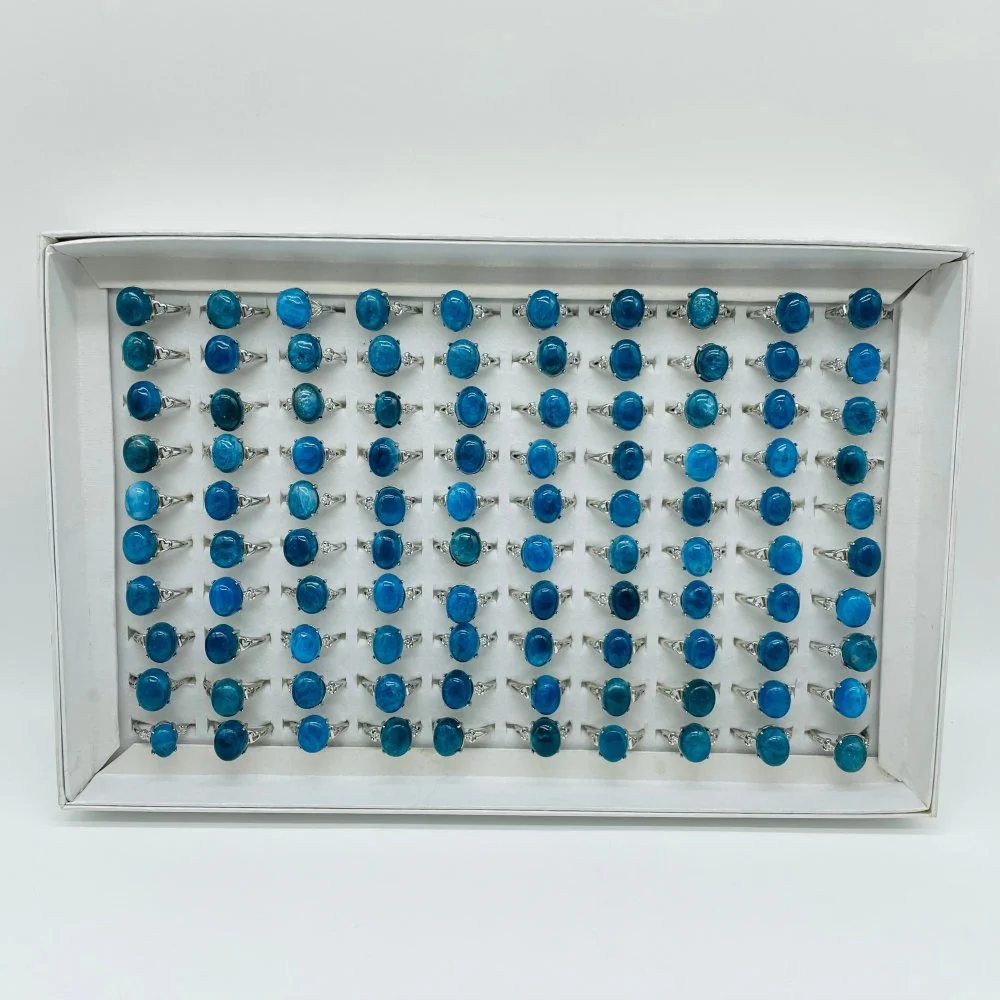 100 Pieces Apatite Different Styles Ring - Image 4