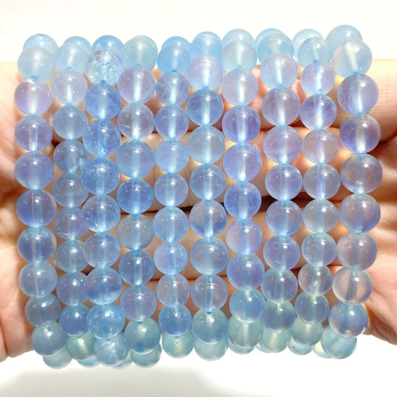 10 Pieces Aquamarine Bracelets