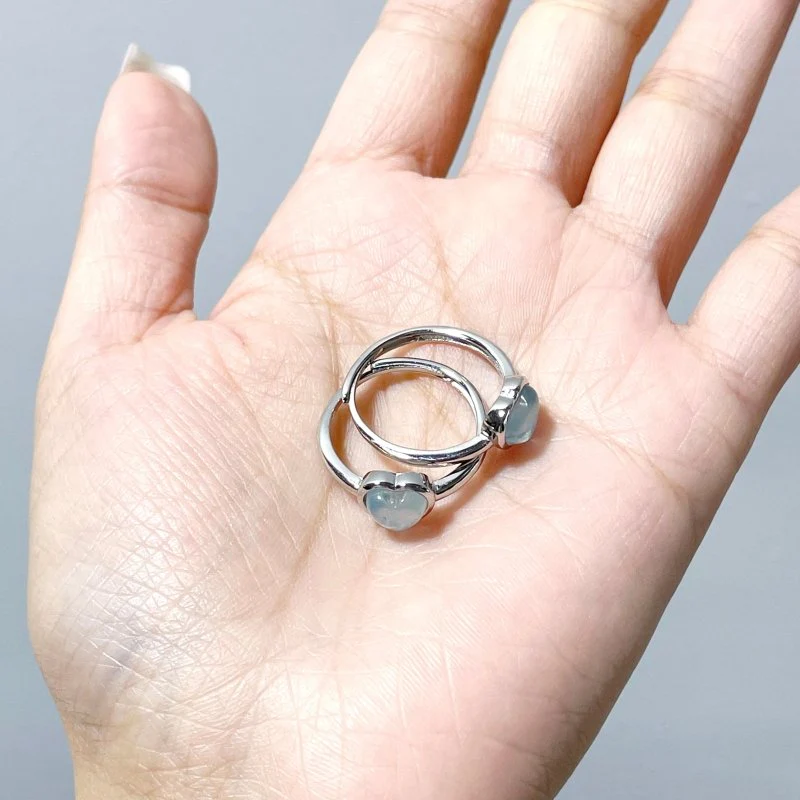 Aquamarine Heart Ring Crystal Wholesale - Image 5