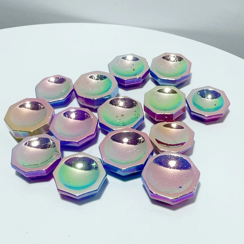 Aura Amethyst Eight Side Shallow Bowl Wholesale