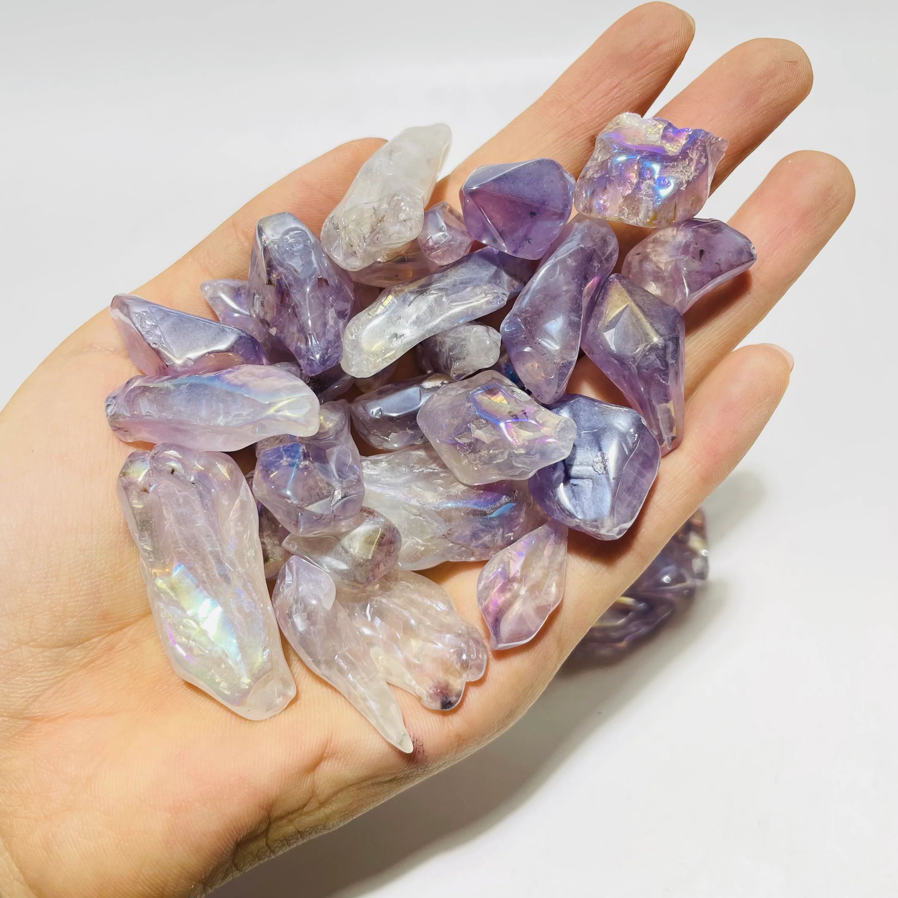 Aura Polished Amethyst Crystal Wholesale - Image 3