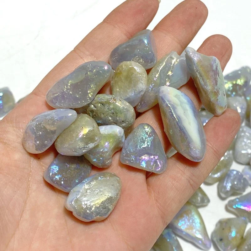 Aura Blue Lace Agate Tumbled Wholesale Closeout - Image 5