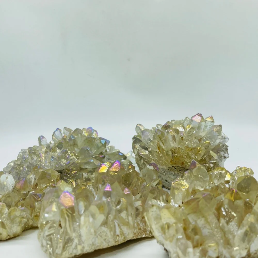Aura Clear Quartz Crystal Cluster Wholesale - Image 4