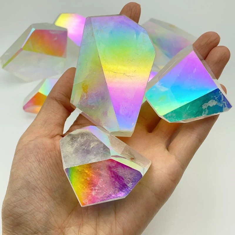Aura Clear Quartz Free Form Crystal Wholesale - Image 3