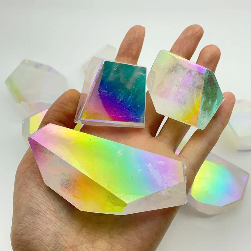 Aura Clear Quartz Free Form Crystal Wholesale - Image 4