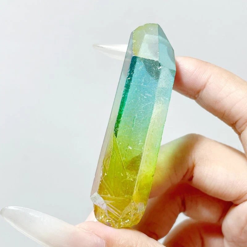 Aura Clear Quartz Rough Raw Point Wholesale - Image 3