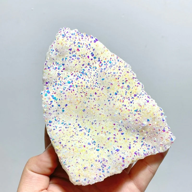 10 Pieces Large Aura Quartz Cluster Specimen - Image 2