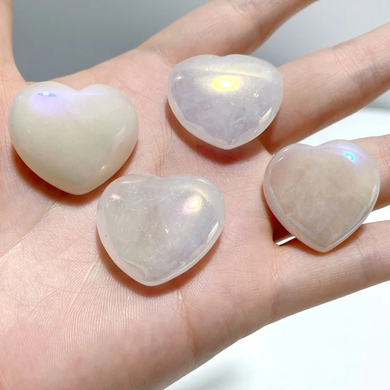 Aura Clear Quarz Heart Crystal Wholesale - Image 3