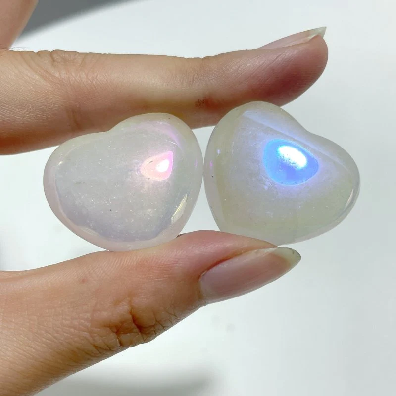 Aura Clear Quarz Heart Crystal Wholesale - Image 4