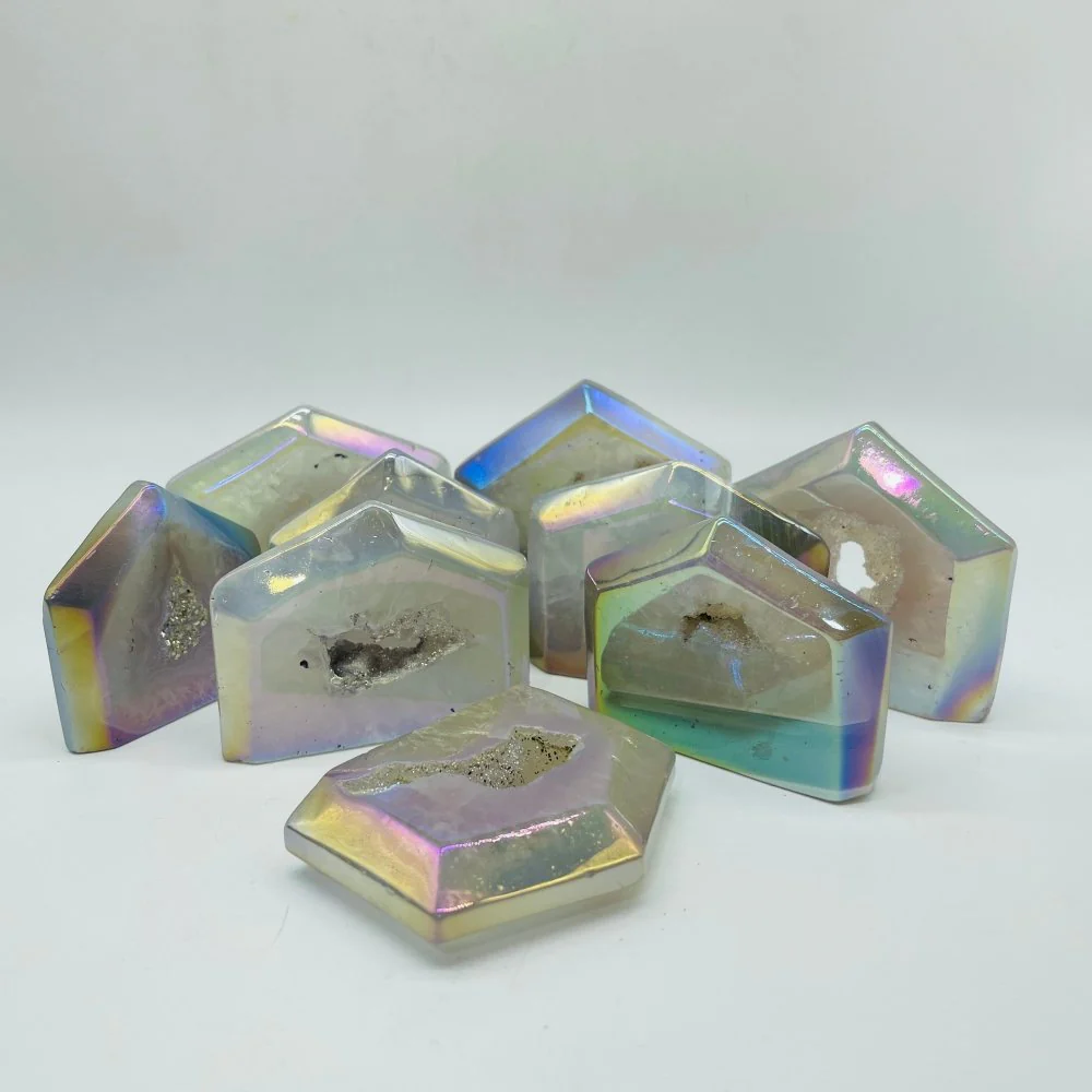 Aura Geode Agate Wide Tower Points Wholesale - Image 2