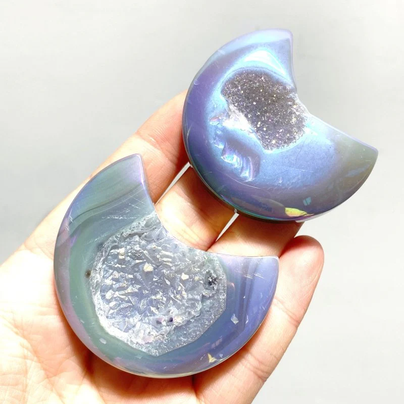 Aura Geode Druzy Agate Star&Moon Crystal Wholesale Closeout - Image 5