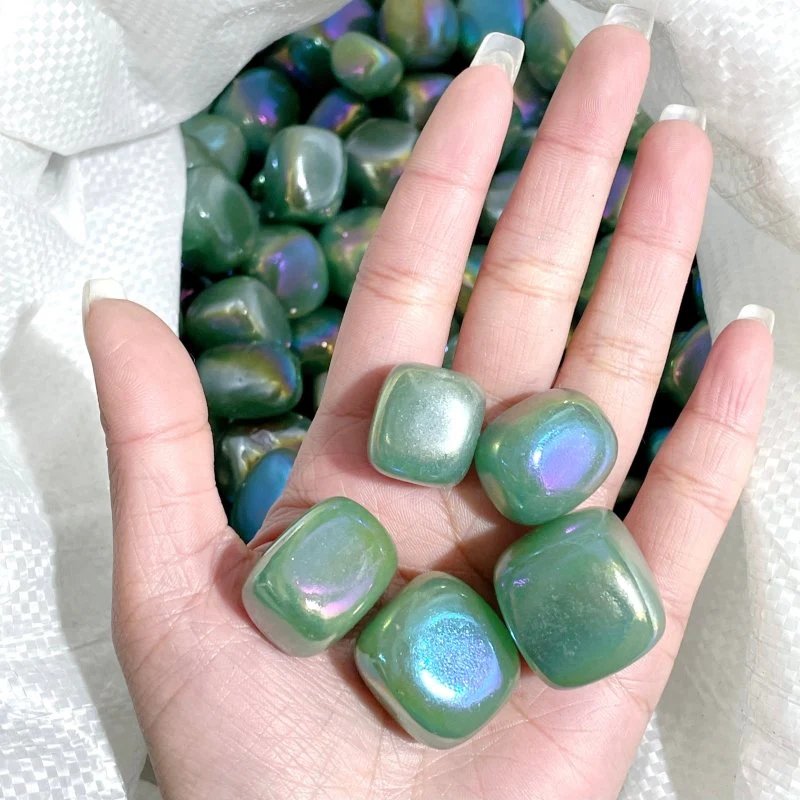 Aura Green Aventurine Tumbled Wholesale