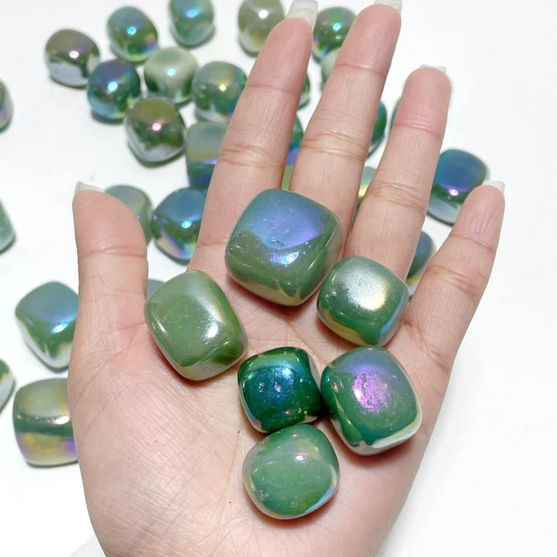 Aura Green Aventurine Tumbled Wholesale - Image 5