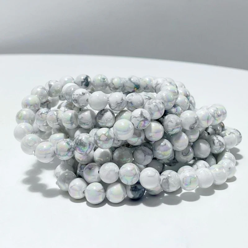 Aura Howlite Bracelet Wholesale (Defect)