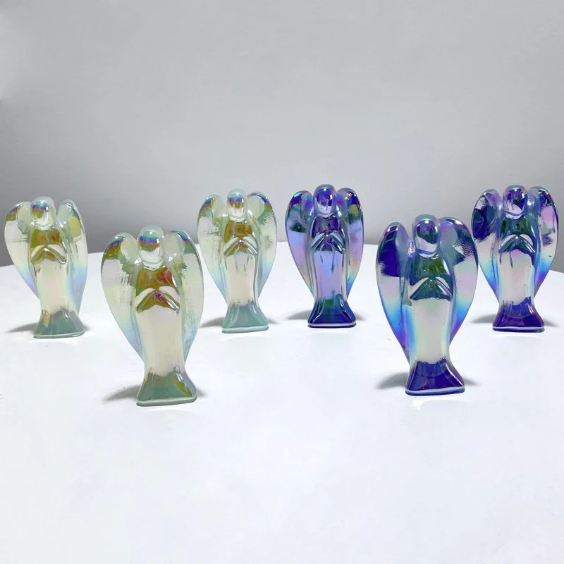 Aura Large Opalite Angel Carving Wholesale