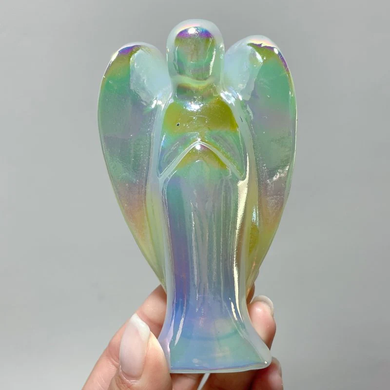Aura Large Opalite Angel Carving Wholesale - Image 4
