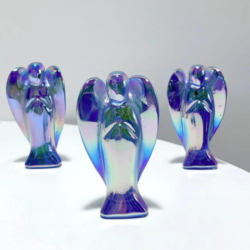 Aura Large Opalite Angel Carving Wholesale - Image 5