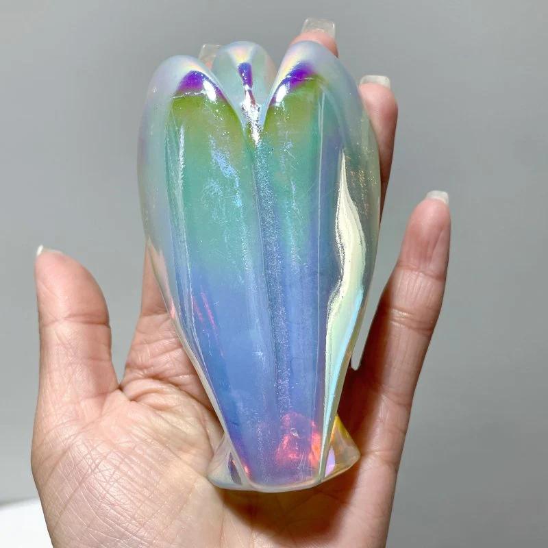 Aura Large Opalite Angel Carving Wholesale - Image 6