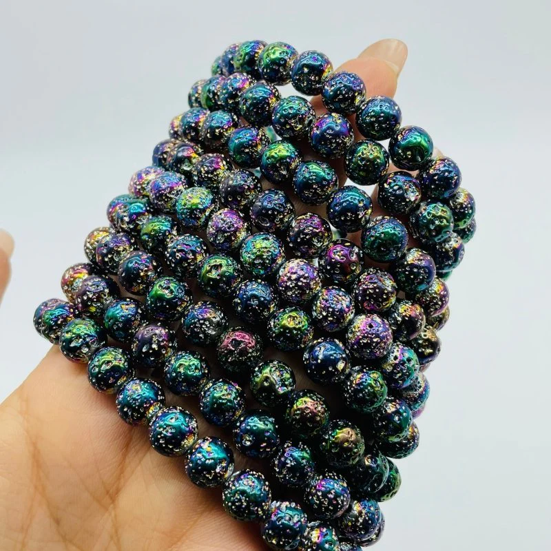 Aura Lava Rock Stone Bracelet Crystal Wholesale - Image 2