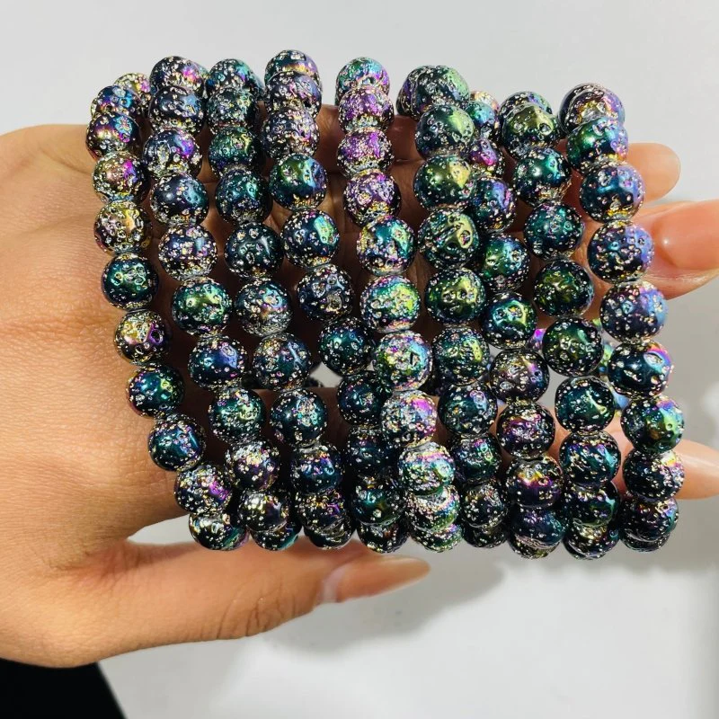 Aura Lava Rock Stone Bracelet Crystal Wholesale - Image 3