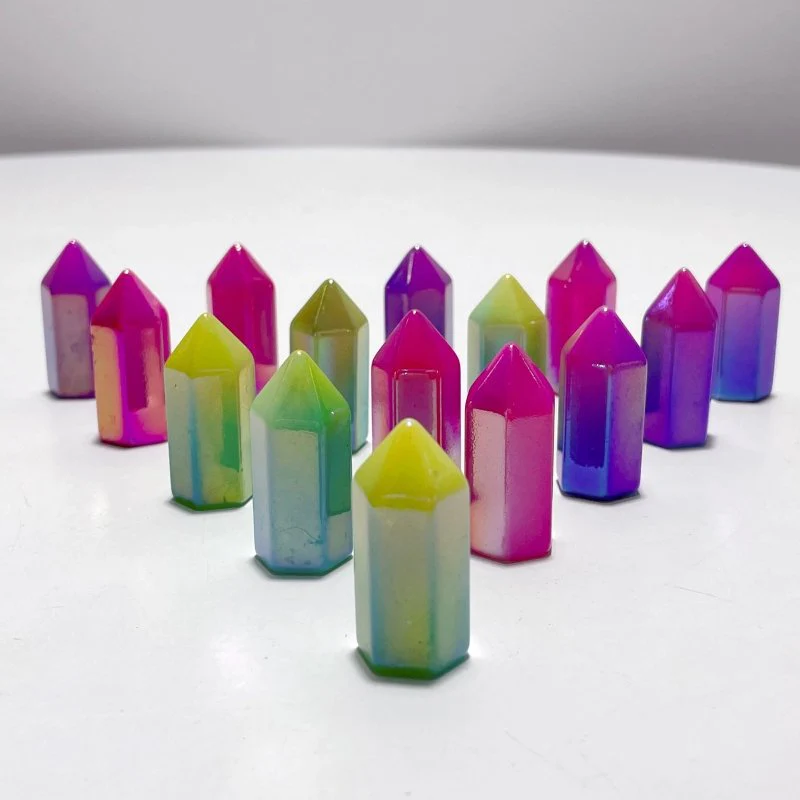 Mini Aura Opalite (man made) Point Wholesale