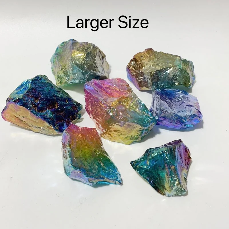 Aura Clear Quartz Raw Stone Wholesale - Image 3