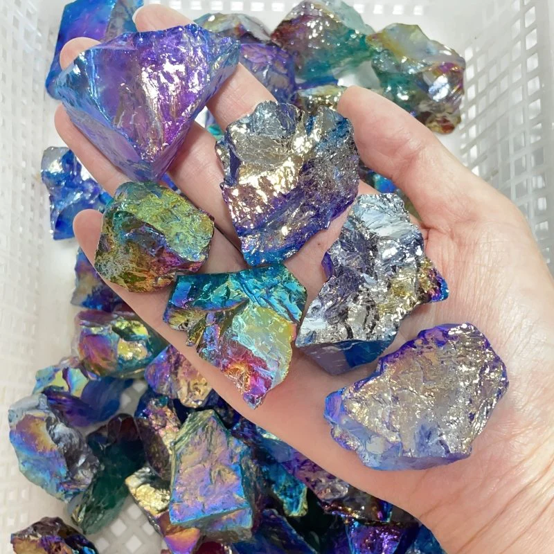 Aura Clear Quartz Raw Stone Wholesale - Image 6