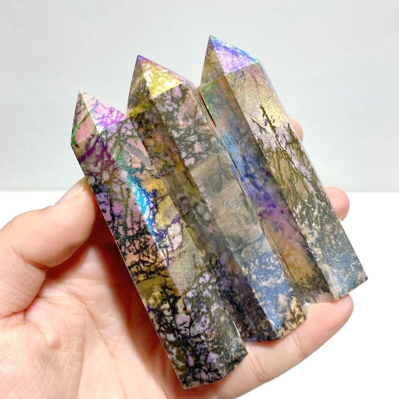 Aura Rhodonite Tower Wholesale - Image 3