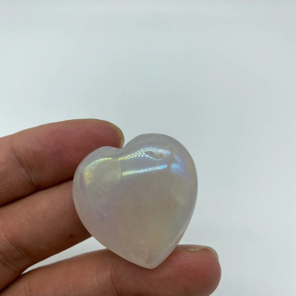 Aura Rose Quartz Heart Crystal Wholesale Clearance - Image 5