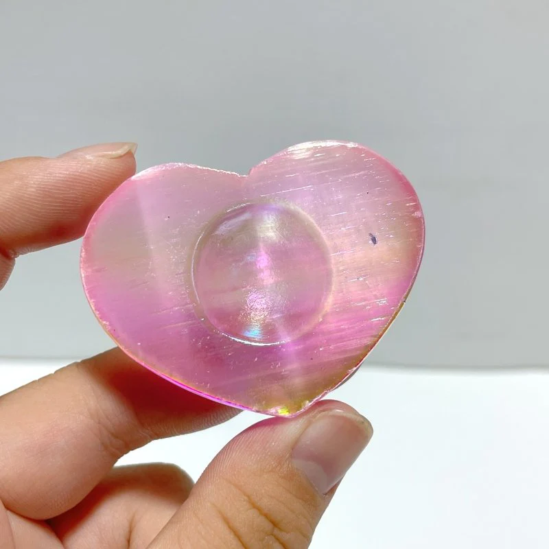 Aura Selenite Sphere Stand Base Heart Shape Wholesale - Image 4