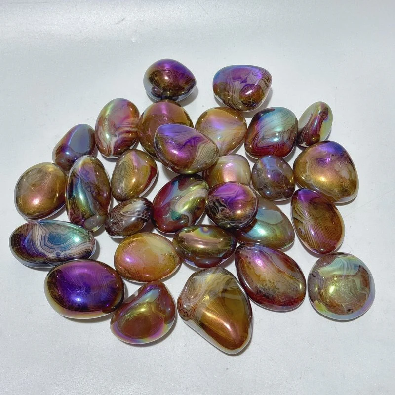 Aura Silk Agate Palm Stone Free Form Wholesale - Image 4