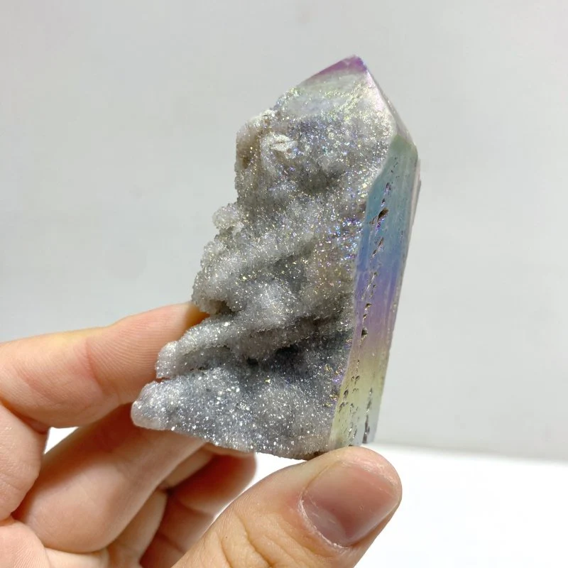 Aura Sphalerite Geode Four-sided Point Wholesale - Image 2