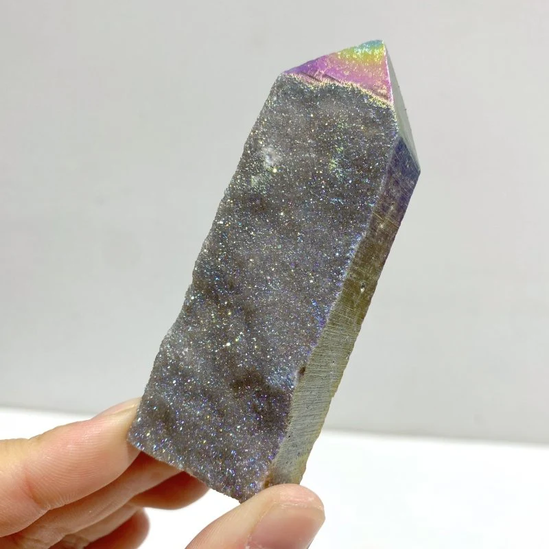 Aura Sphalerite Geode Four-sided Point Wholesale - Image 5