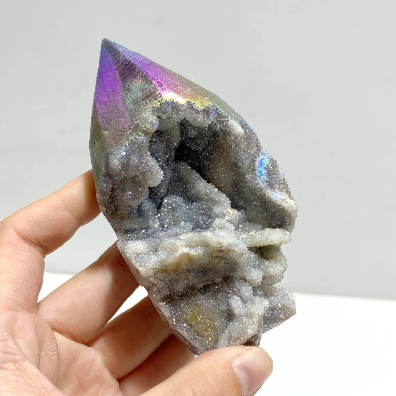 Aura Sphalerite Geode Arrow Head Shape Wholesale - Image 2