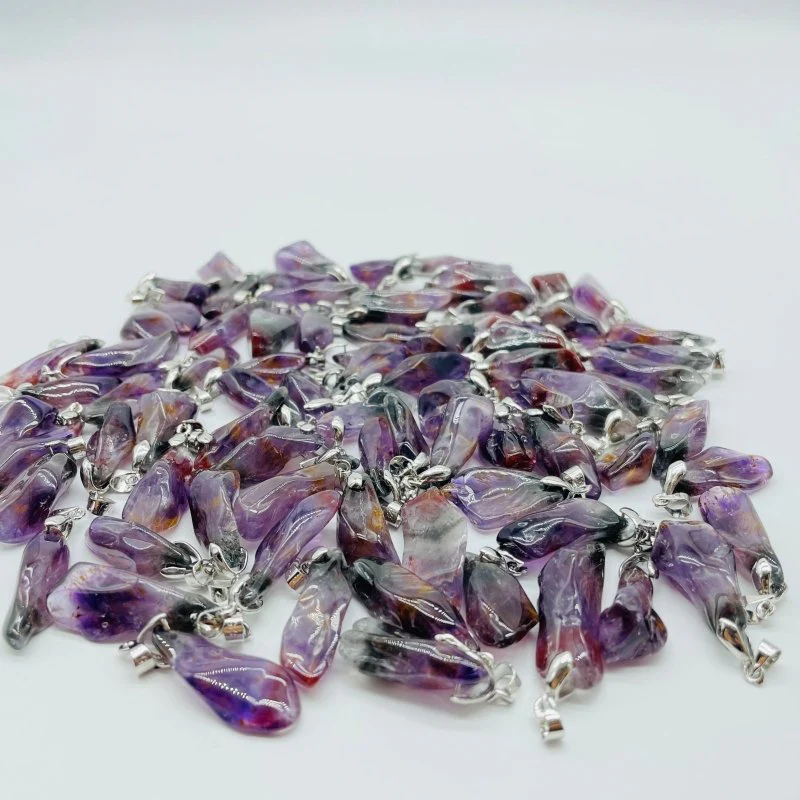 Beautiful Auralite 23 Crystal Free Form Pendant Wholesale - Image 2