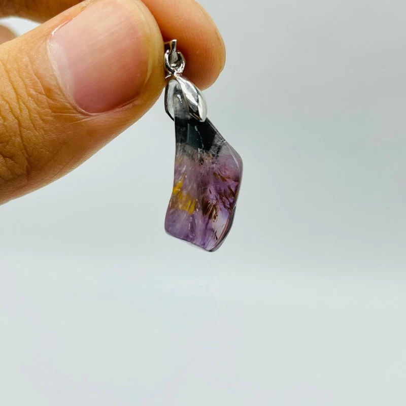 Beautiful Auralite 23 Crystal Free Form Pendant Wholesale - Image 6