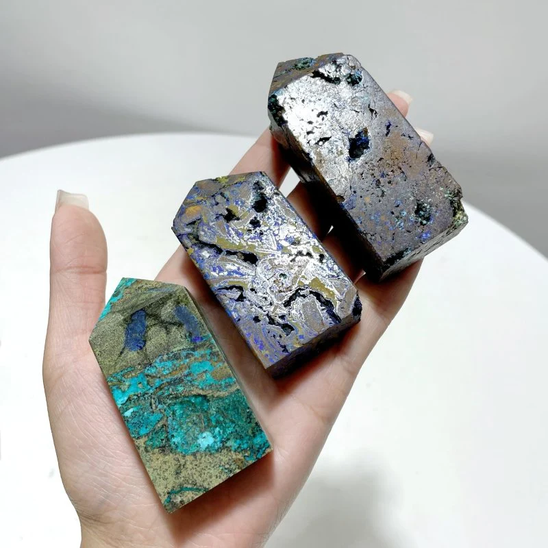 33 Pieces Azurite Malachite Tower - Image 4
