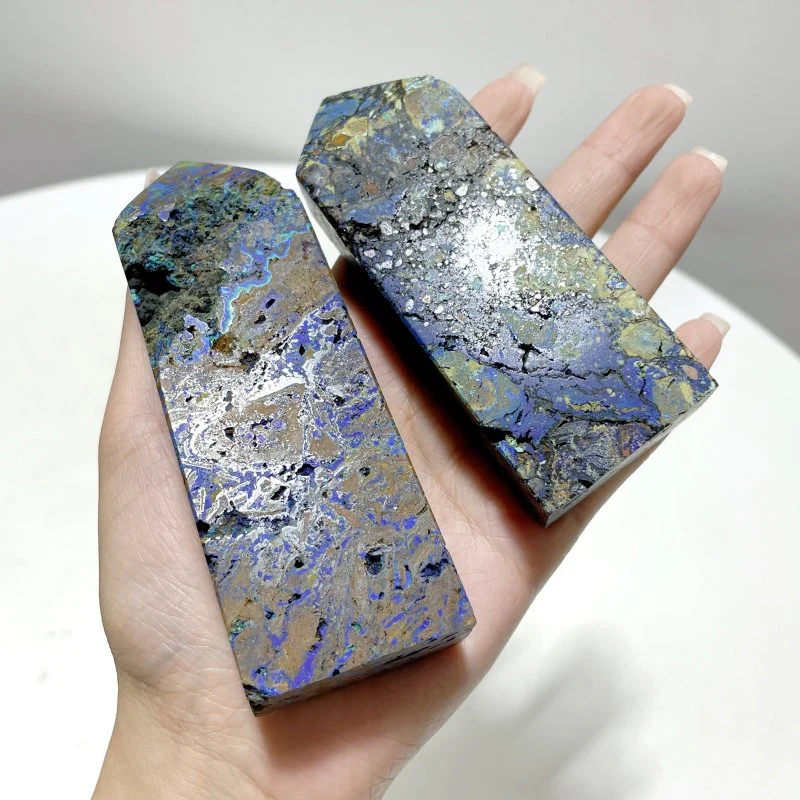 33 Pieces Azurite Malachite Tower - Image 5