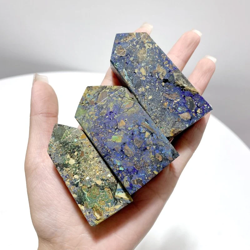 33 Pieces Azurite Malachite Tower - Image 6