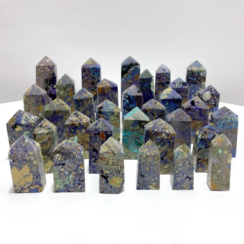 33 Pieces Azurite Malachite Tower - Image 7